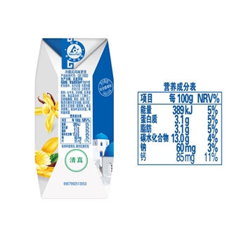 伊利安慕希希臘風味酸牛奶香草味營養(yǎng)早餐學生205g12盒