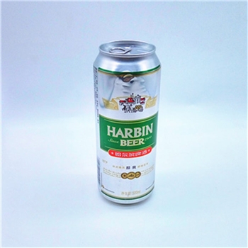 哈爾濱啤酒哈啤醇爽10°500ml易拉罐裝12罐箱