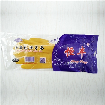 正品恒豐牌工業(yè)乳膠手套洗衣洗碗家用橡膠牛筋