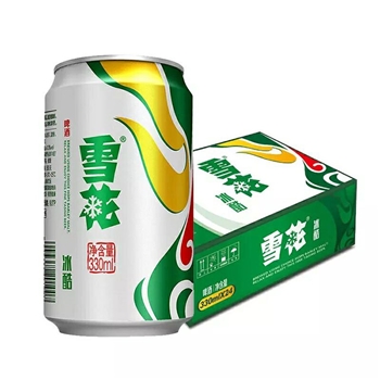 雪花啤酒 冰酷拉罐 330ml24聽 整箱聽裝 冰爽體驗(yàn)